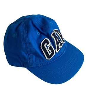 Baby Gap Oceanic Blue Logo Baseball Hat 100% Cotton Size 2/3 (S/M)
